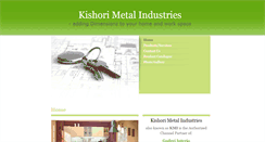 Desktop Screenshot of kishorimetal.com